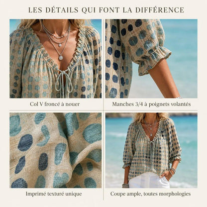 Chemise Imprimée Style Ethnique